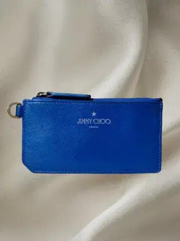 JIMMY CHOO 프래그먼트 케이스 코인 & 카드 케이스 파란색