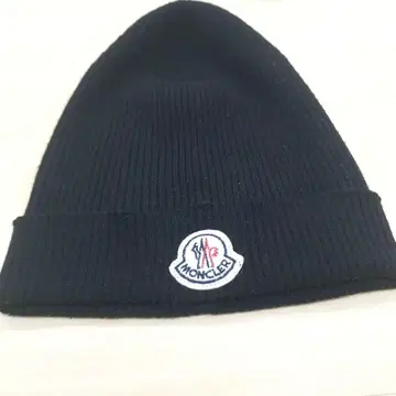 MONCLER 니트 모자 비니 블랙