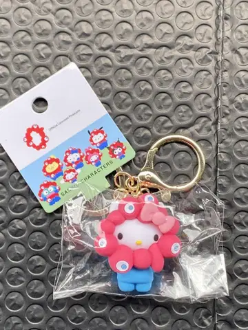 간사이 만박 헬로키티 산리오 미야쿠미야쿠 입체 키링