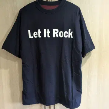 Let It Rock 네이비 티셔츠