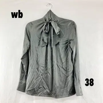 W0454T wb 보타이 블라우스