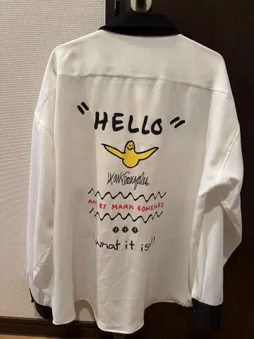 MARK GONZALES 긴팔 셔츠 화이트