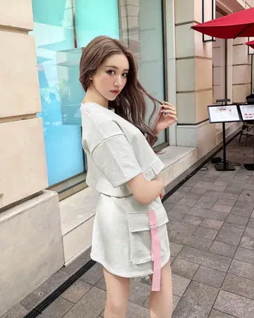 Rady 라메 스커트 셋업
