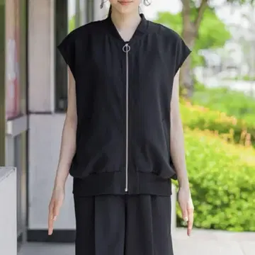 [ 새상품급 ] 인디비 블루종 베스트 블랙