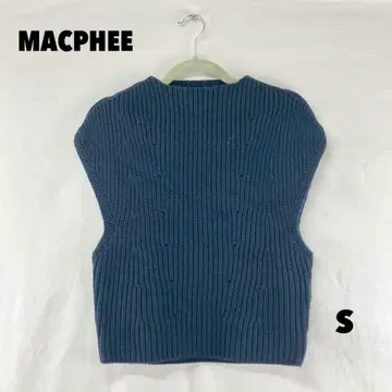 W0453S MACPHEE 슬리브리스 니트