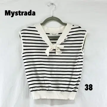 W0454S Mystrada 슬리브리스 니트