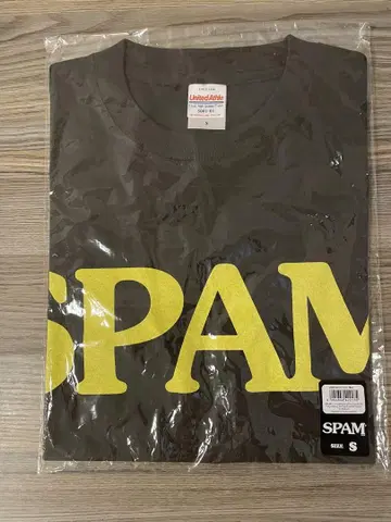 SPAM 브랜드 T셔츠 사이즈 S 블랙