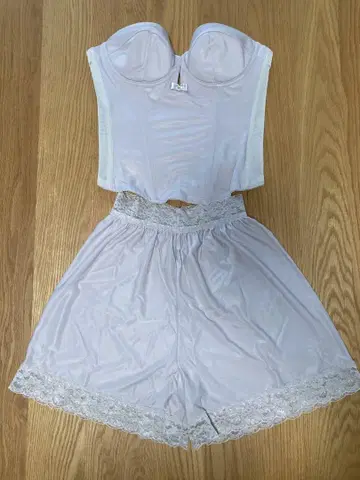 브라이덜 이너 bridalbloom 뷔스티에 D70 플레어 팬츠 세트