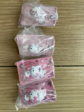 헬로키티 패키지 미니어처 컬렉션 4개 세트