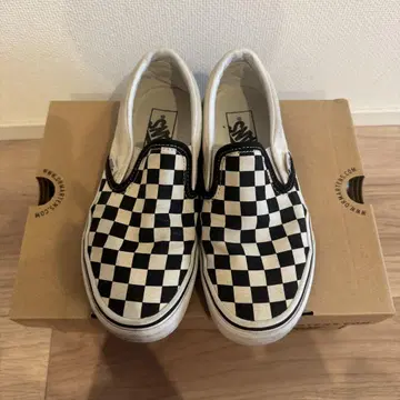 VANS 체커 패턴 슬립온