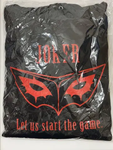 페르소나 5 조커 후드티 블랙 남성용 M 사이즈