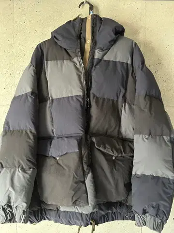 Sacai 패치워크 패디드 블루종 2 다운