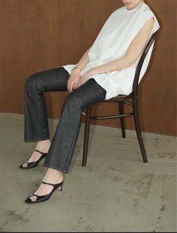 CLANE / 클라네 HIP HANG DENIM PANTS