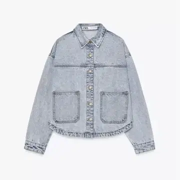 zara 포켓 데님 자켓 M 사이즈 2025