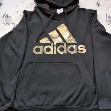 adidas 카모플라쥬 로고 후드티 L 사이즈