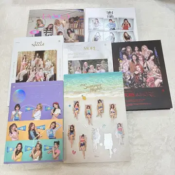 TWICE 앨범 묶음 판매 트레이딩 카드 포함