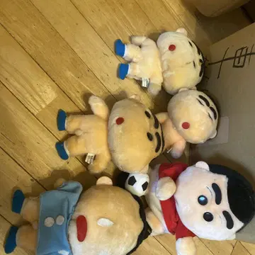 짱구는 못말려(크레용 신짱) 봉제 인형 5체 세트