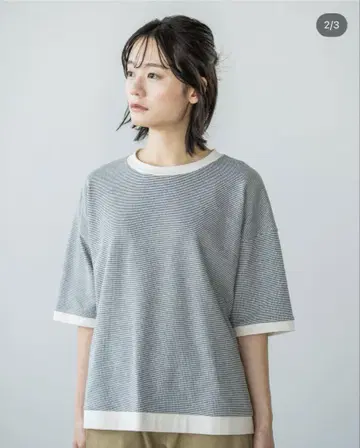 YARRA 카노코 편직 반팔 풀오버