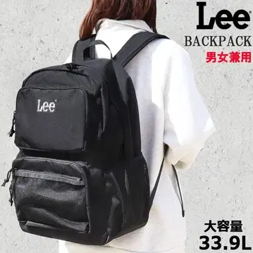 Lee 백팩 블랙 대용량 33.9L