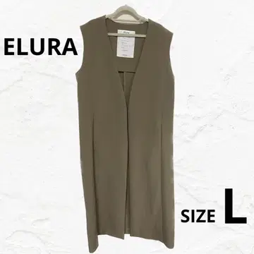 Elura 엘르 롱베스트 베스트 가을 옷 L 사이즈
