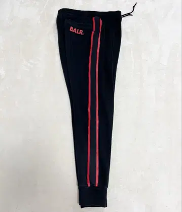 BALR 보라 스웨트 팬츠 L 사이즈 빨검 블랙