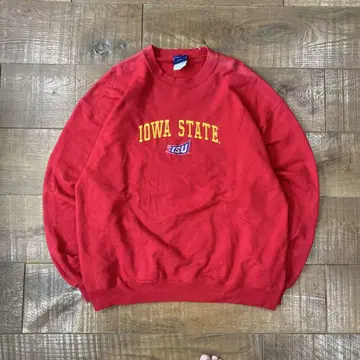 00s 멕시코제 IOWA STATE 아이오와주 자수 로고 맨투맨 L