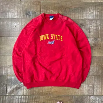 00s 멕시코제 IOWA STATE 아이오와주 자수 로고 맨투맨 L