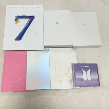 BTS 앨범 묶음 판매 트레이딩 카드 포함
