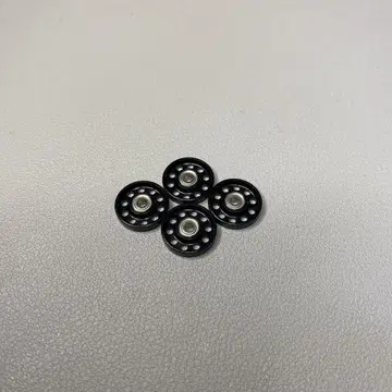 [미니 사륜구동] 경량 13mm 올 알루미늄 베어링 롤러 블랙