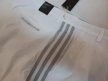 미사용 새상품 adidas 쓰리 스트라이프 골프 팬츠 92 사이즈