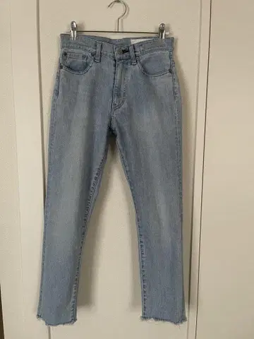 KURODENIM 크로데님 라이트 블루 컷오프 밑단