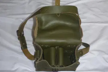 1950년대 프랑스군 캔버스 가죽 숄더백 군용 정품