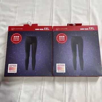 미개봉 새상품 유니클로 히트텍 울트라 웜 레깅스 XXL 2점