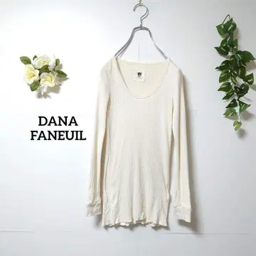 다나파눌 리브 티셔츠 긴팔 얇은 소재 이너