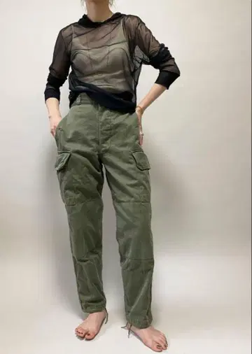 카고 팬츠 그린