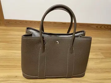 가죽 토트백 브라운