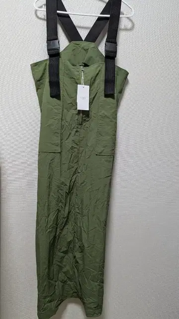 밀리터리 서스펜더 부착 스커트 LOWRYS FARM