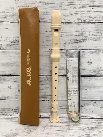 미사용 새상품 Aulos 소프라노 리코더 G SOPRANO 302A