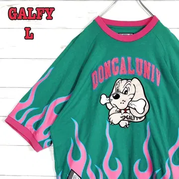 [ 파일 로고 ] GALFY 갈피 M 파이어 패턴 중형견