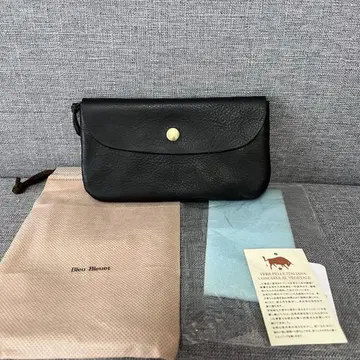 블루블루에 주름 장지갑