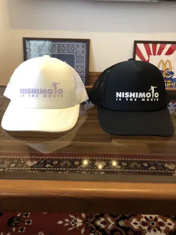 NISHIMOTO IS THE MOUTH 캡 2색 세트