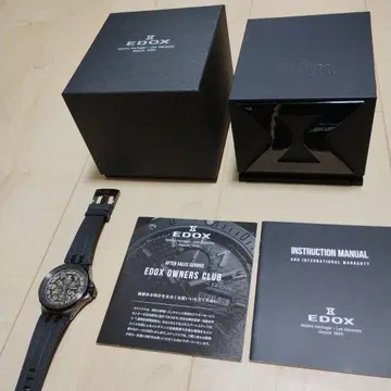 상태 양호 부속품 유 EDOX 델핀 메카노 자동 와인딩