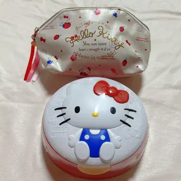 HELLO KITTY 물티슈 케이스와 파우치 세트