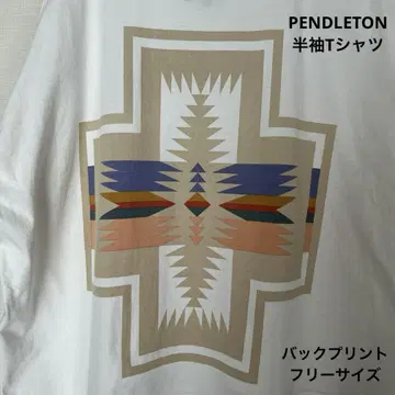 PENDLETON 펜들턴 백 프린트 빅 실루엣 T셔츠