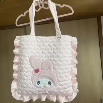 마이멜로디 토트백 핑크