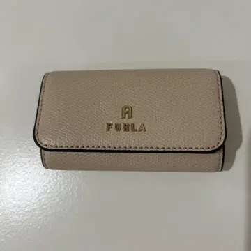 FURLA 베이지 가죽 키케이스