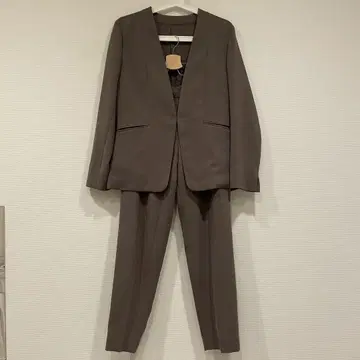 그린 라벨 릴랙싱 수트 셋업 세트 38 브라운