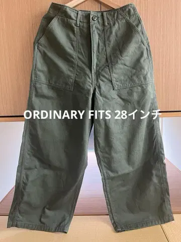 ORDINARY FITS 워크 팬츠 올리브 그린 28