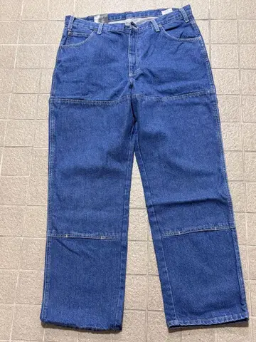 Dickies 워크 팬츠 더블니 36X30 데님 블루 새상품 미사용