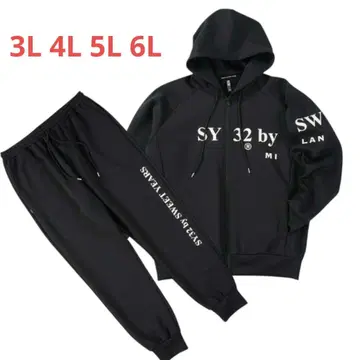 SY32 by SWEET YEARS 종이상자 니트 지퍼 후드티 mls